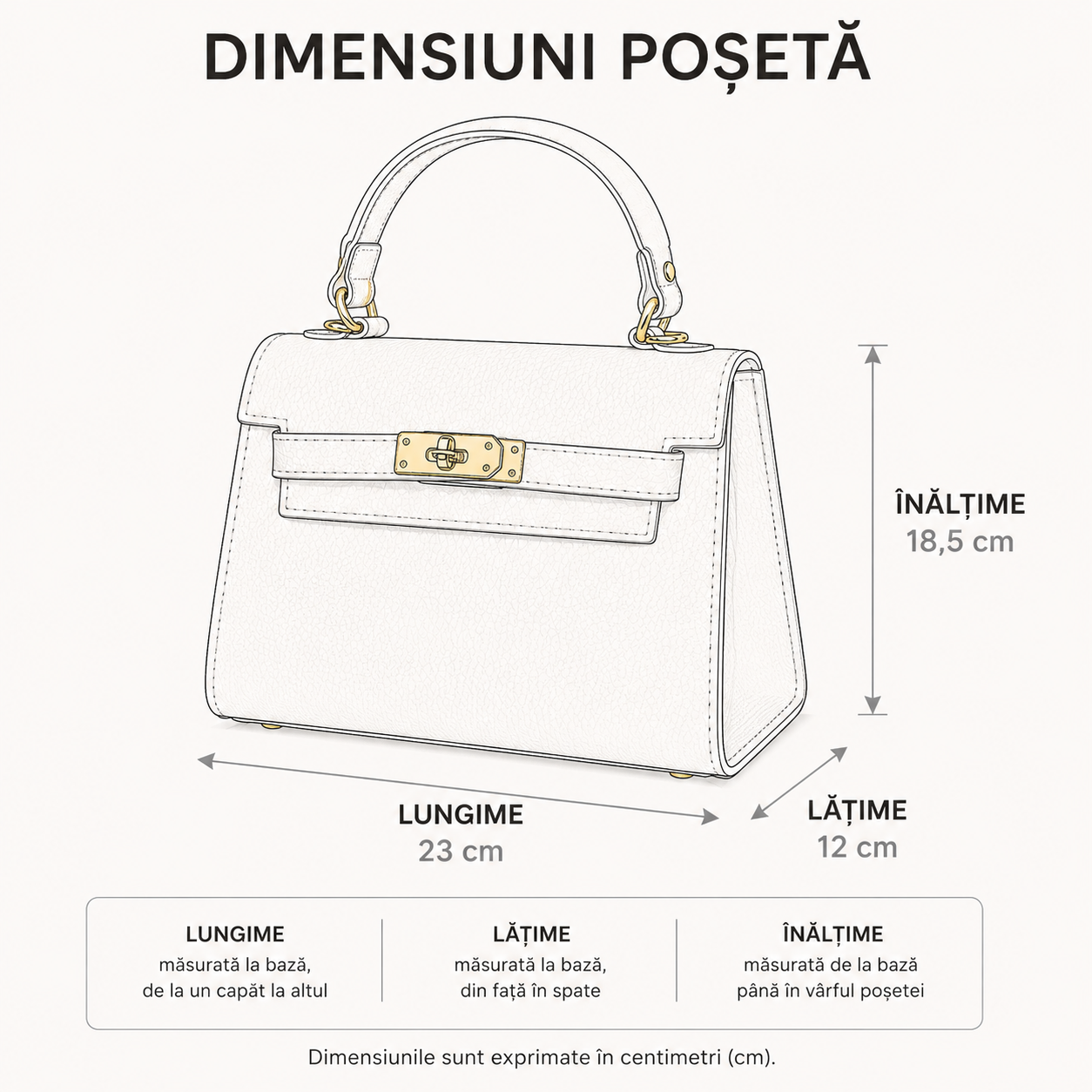 Poșetă din Piele Naturală Amelia Mare Portocalie Made in Italy