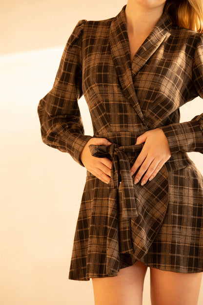 Autumn Wrap Dress