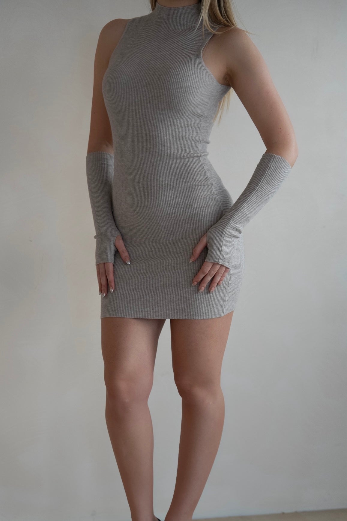 Ribbed Knit Bodycon Dress