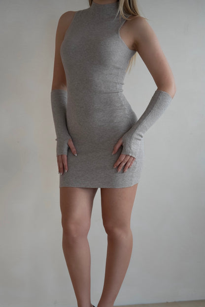 Ribbed Knit Bodycon Dress
