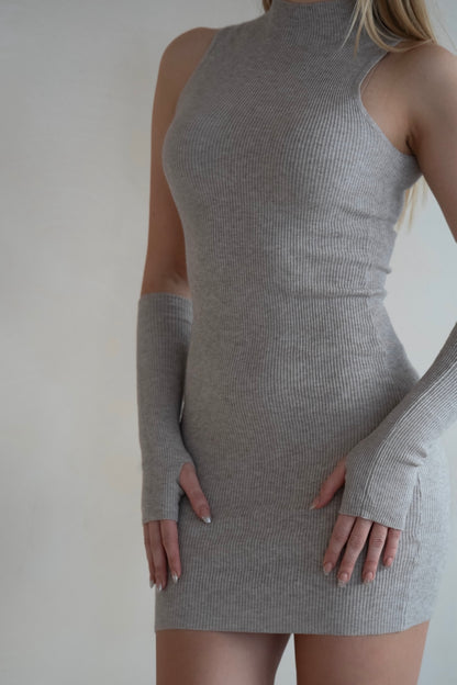 Ribbed Knit Bodycon Dress