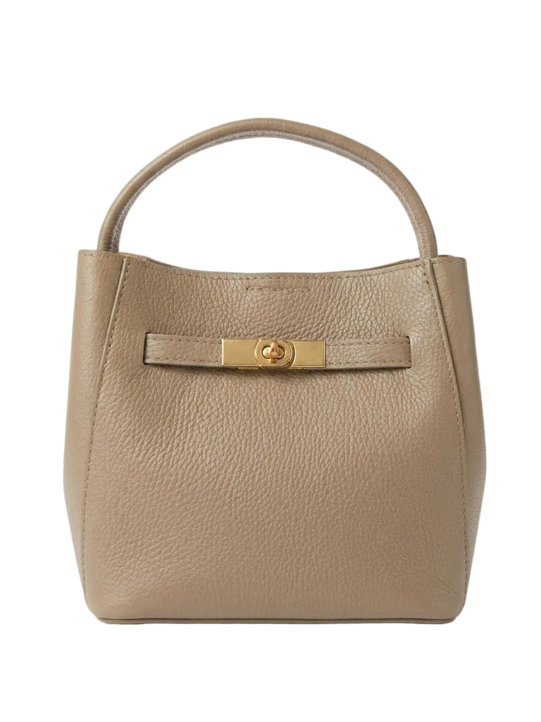 Poșetă din Piele Naturală Hera Beige Made in Italy